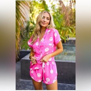 NWOT Buddy Love AURORA HAPPY JAMMIES Pink XL
